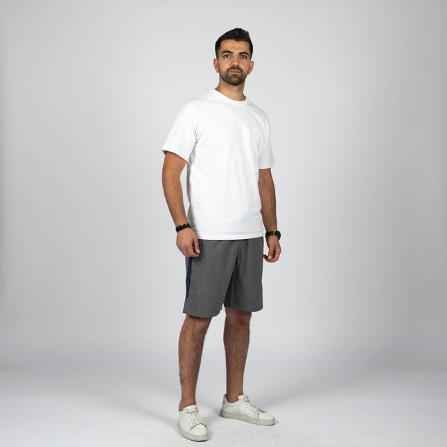 GREY - BLUE | Men's Swimming Short - Men's Swimming Shorts - Jobedu Jordan