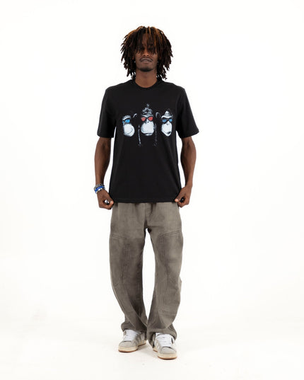 Gyrdeen OO Hares | Premium SuperBasic Ghraphic T-Shirt - Premium Super Basic Cut T-Shirt - Unisex - Jobedu Jordan