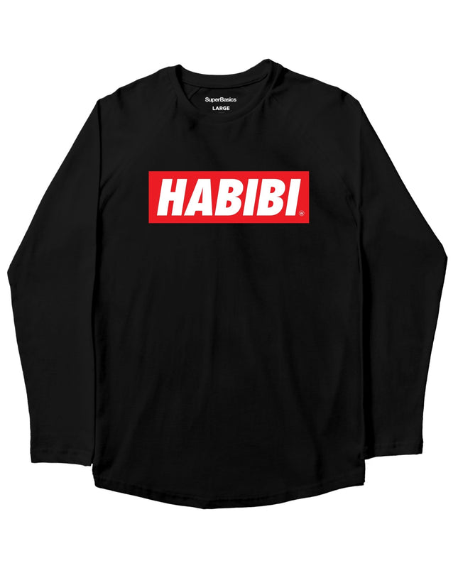 Habibi Simple | Kids Graphic Longsleeve Tshirt - Kids Graphic Longsleeve Tshirt - Jobedu Jordan