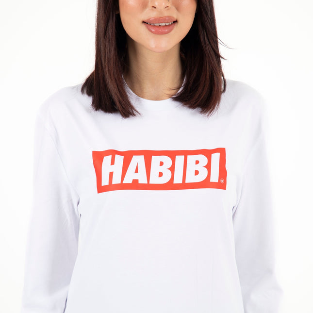 Habibi Simple | Premium T-shirt Unisex Longsleeve Basic Cut - Premium T-shirt Unisex Longsleeve Basic Cut - Jobedu Jordan