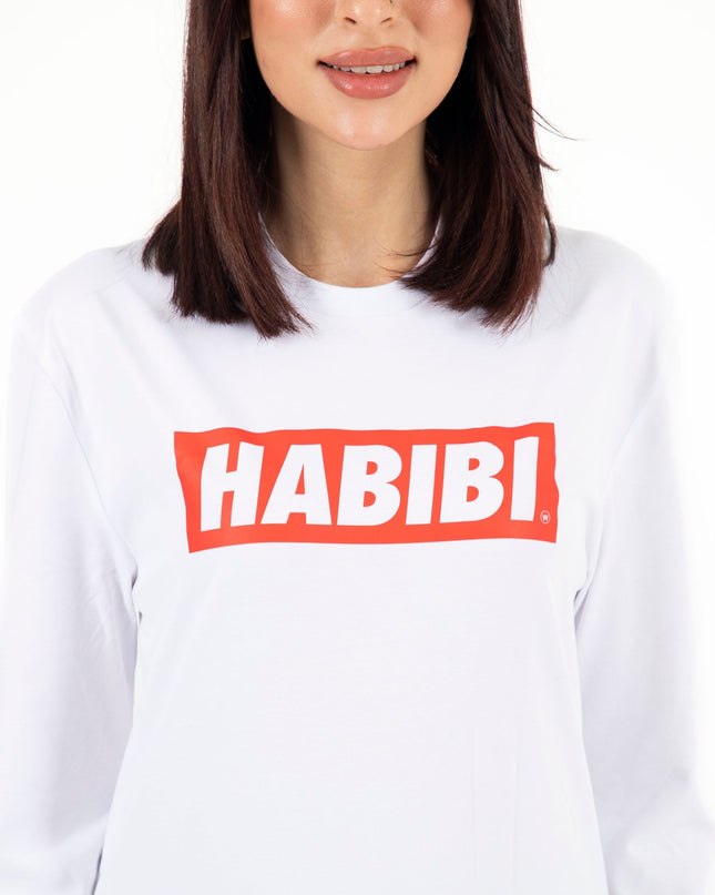 Habibi Simple | Premium T-shirt Unisex Longsleeve Basic Cut - Premium T-shirt Unisex Longsleeve Basic Cut - Jobedu Jordan