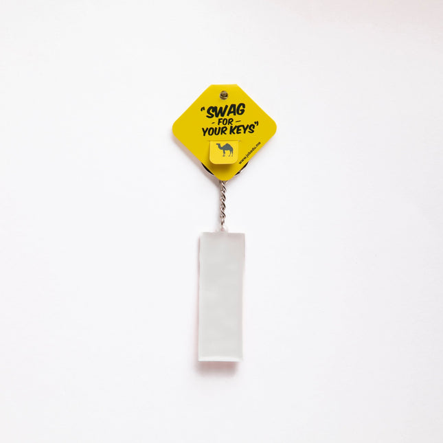 Habibi Simple | Rubber Keychain - Accessories - Rubber Keychain - Jobedu Jordan