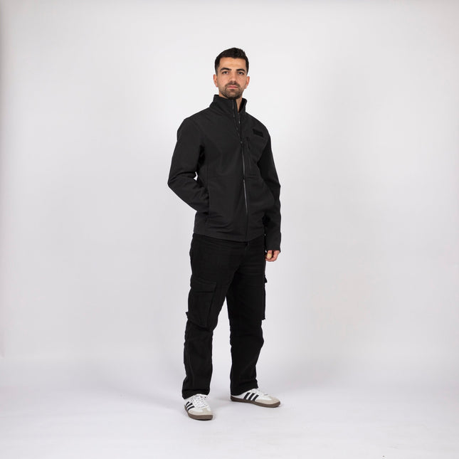 HKJ | Men's Premium Windwall Black Edition Jacket - Premium Men's Windwall Black Edition Jacket - Jobedu Jordan