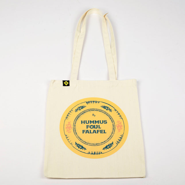 Hummus Foul Falafel | Tote Bag - Accessories - Tote Bags - Jobedu Jordan