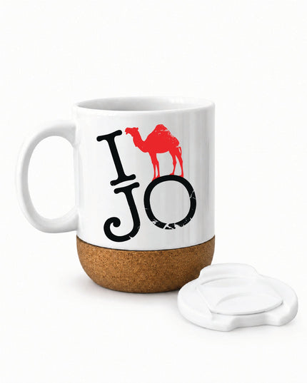 I Camel Jo | Soft Wooden Plate Mug - Accessories - Soft Wooden Plate Mug - Jobedu Jordan