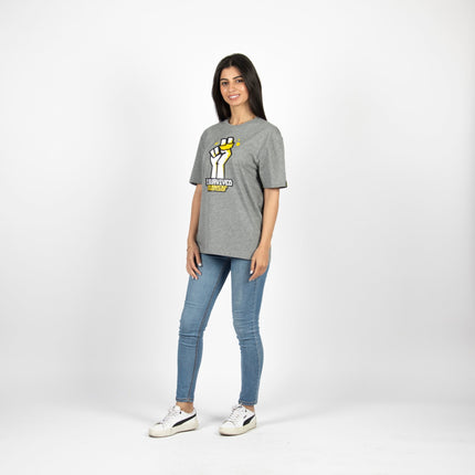 I Survived Mansaf | Basic Cut T-shirt - Graphic T-Shirt - Unisex - Jobedu Jordan