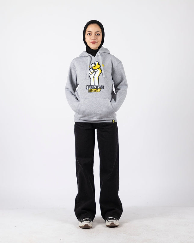 I Survived Mansaf | Unisex Adult Hoodie - Graphic Hoodie - Unisex - Jobedu Jordan