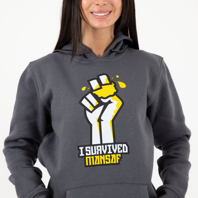 I Survived Mansaf | Unisex Adult Hoodie - Graphic Hoodie - Unisex - Jobedu Jordan