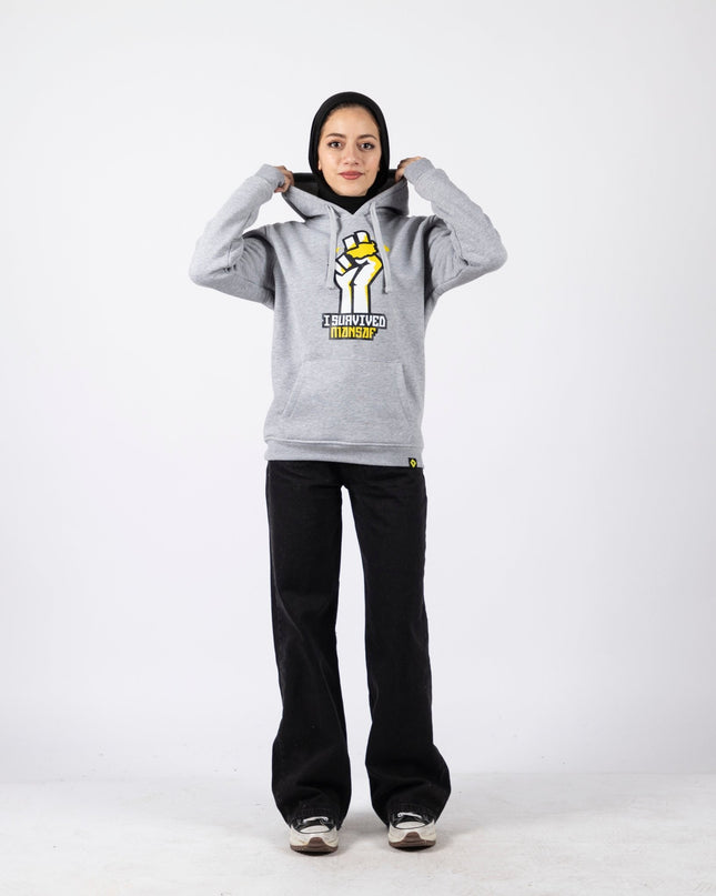 I Survived Mansaf | Unisex Adult Hoodie - Graphic Hoodie - Unisex - Jobedu Jordan