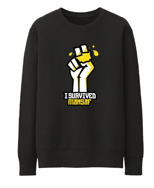 I Survived Mansaf | Unisex Adult Sweatshirt - Graphic Sweatshirt - Unisex - Jobedu Jordan