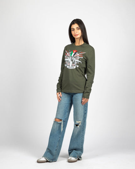 Independence Day | Adult Graphic Longsleeve Tshirt - Adult Graphic Longsleeve Tshirt - Jobedu Jordan