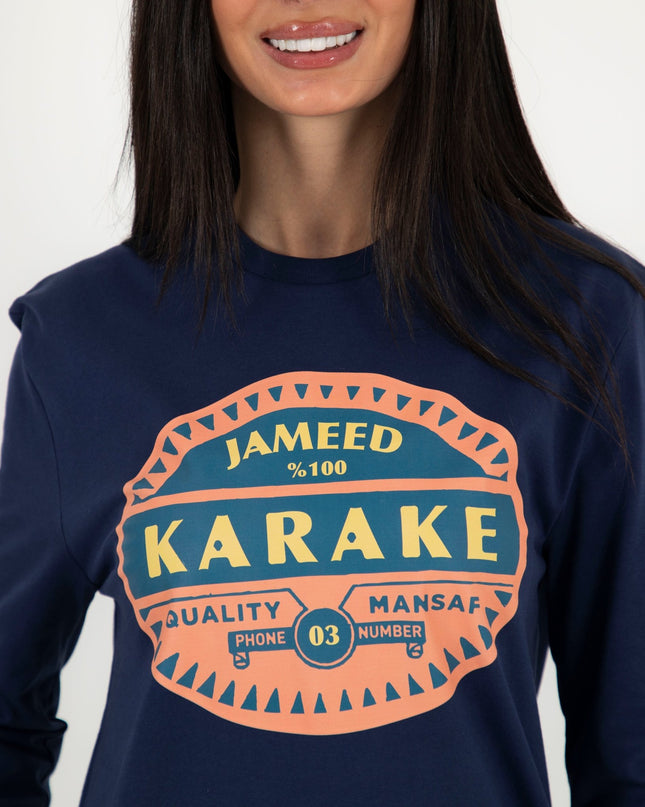 Jameed Karake | Premium T-shirt Unisex Longsleeve Basic Cut - Premium T-shirt Unisex Longsleeve Basic Cut - Jobedu Jordan