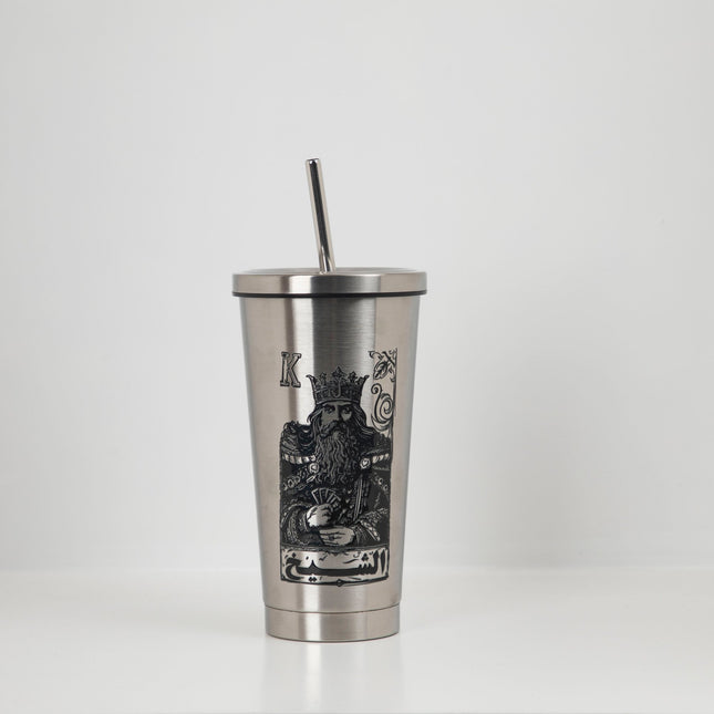 Jawaker Sheikh | Premium Stainless Steel Straw Water Bottle - Accessories - Premium Stainless Steel Straw Water Bottle - Jobedu Jordan