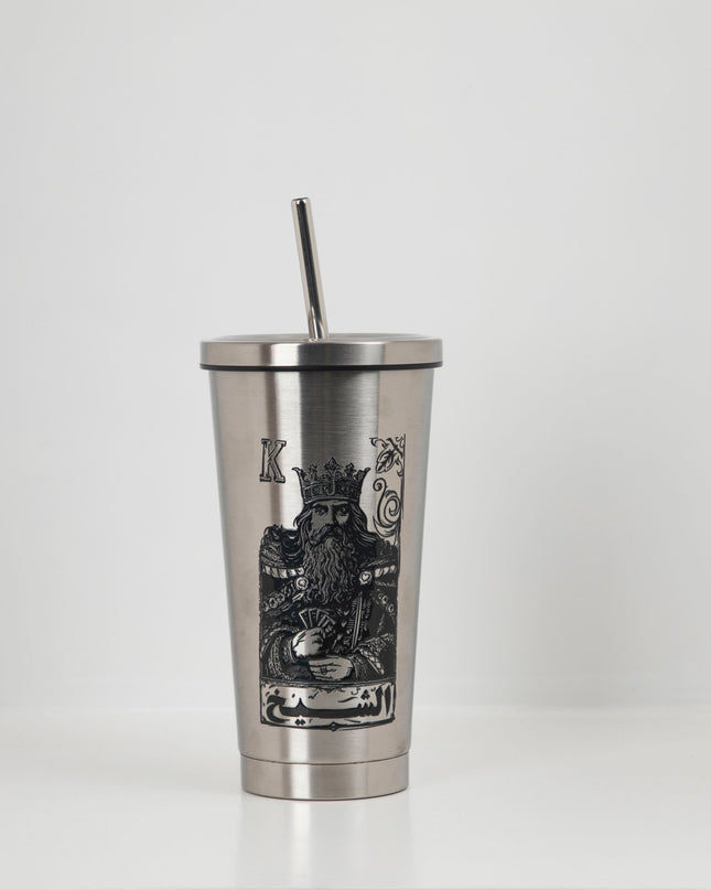 Jawaker Sheikh | Premium Stainless Steel Straw Water Bottle - Accessories - Premium Stainless Steel Straw Water Bottle - Jobedu Jordan