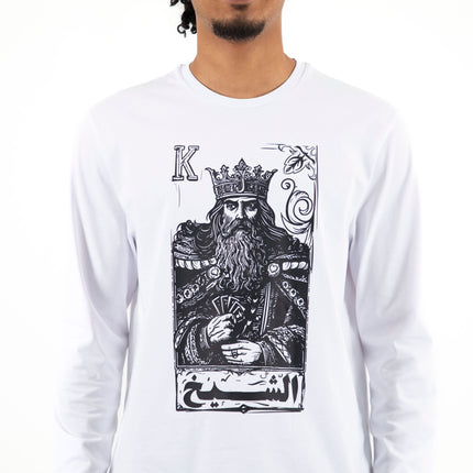 Jawaker Sheikh | Premium T-shirt Unisex Longsleeve Basic Cut - Premium T-shirt Unisex Longsleeve Basic Cut - Jobedu Jordan