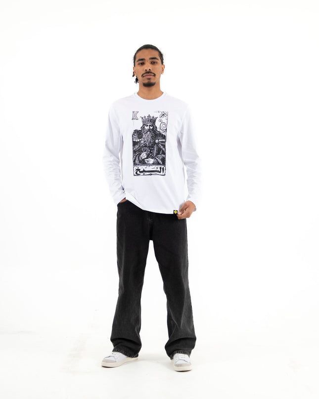 Jawaker Sheikh | Premium T-shirt Unisex Longsleeve Basic Cut - Premium T-shirt Unisex Longsleeve Basic Cut - Jobedu Jordan