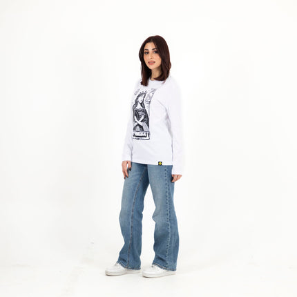 Jawaker Sheikha | Premium T-shirt Unisex Longsleeve Basic Cut - Premium T-shirt Unisex Longsleeve Basic Cut - Jobedu Jordan
