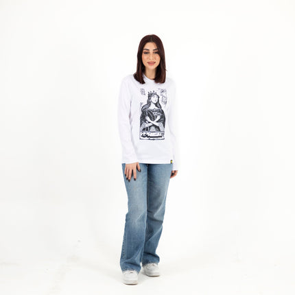 Jawaker Sheikha | Premium T-shirt Unisex Longsleeve Basic Cut - Premium T-shirt Unisex Longsleeve Basic Cut - Jobedu Jordan