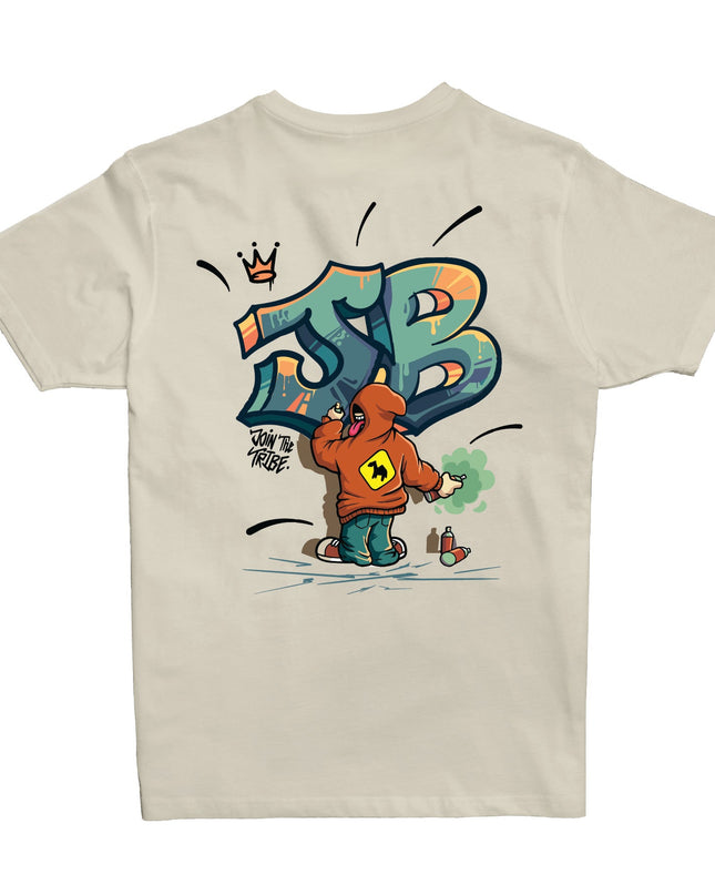 JB Graffiti | Premium SuperBasic Graphic T-Shirt - Premium Super Basic Cut T-Shirt - Unisex - Jobedu Jordan