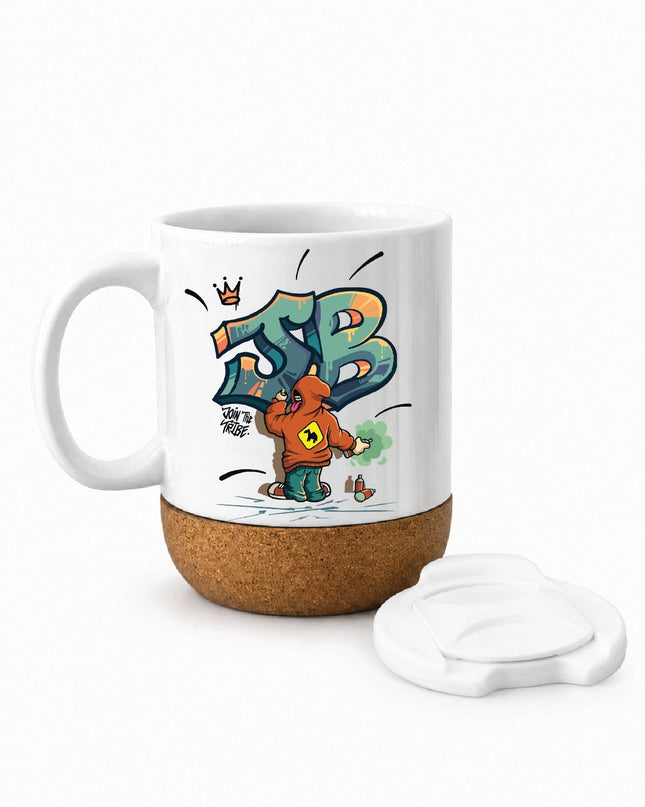 JB Graffiti | Soft Wooden Plate Mug - Accessories - Soft Wooden Plate Mug - Jobedu Jordan