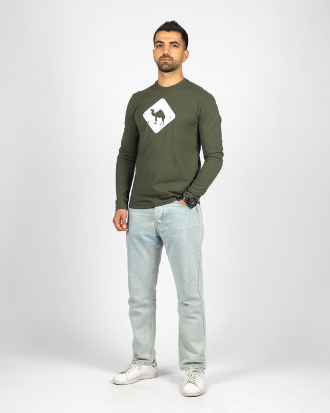 Jobedu Camel Crossing | Adult Graphic Longsleeve Tshirt - Adult Graphic Longsleeve Tshirt - Jobedu Jordan