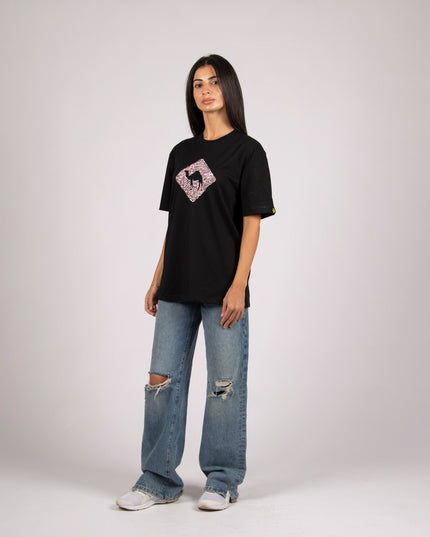 Jobedu Camel Crossing Calligraphy | Premium SuperBasic Ghraphic T-Shirt - Premium Super Basic Cut T-Shirt - Unisex - Jobedu Jordan