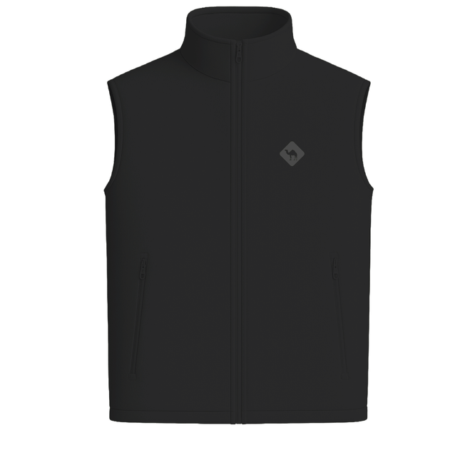 Jobedu Camel Crossing Logo Black | Unisex Premium Windwall Vest - Unisex Premium Windwall Vest - Jobedu Jordan