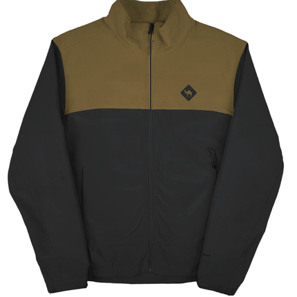 Jobedu Camel Crossing Logo Summet Black - Utlity Brown | Unisex Premium Windwall Jacket - Unisex Superbasic Windwall Jacket - Jobedu Jordan