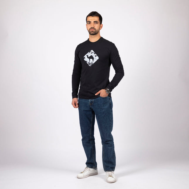 Jobedu Camel Crossing Mbarga3 | Adult Graphic Longsleeve Tshirt - Adult Graphic Longsleeve Tshirt - Jobedu Jordan