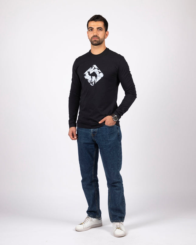 Jobedu Camel Crossing Mbarga3 | Adult Graphic Longsleeve Tshirt - Adult Graphic Longsleeve Tshirt - Jobedu Jordan