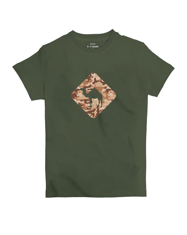 Jobedu Camel Crossing Mbarga3 | Kid's Basic Cut T-shirt - Graphic T-Shirt - Kids - Jobedu Jordan