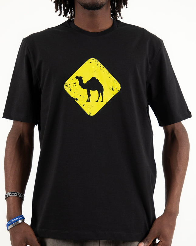 Jobedu Camel Crossing | Premium SuperBasic Ghraphic T-Shirt - Premium Super Basic Cut T-Shirt - Unisex - Jobedu Jordan