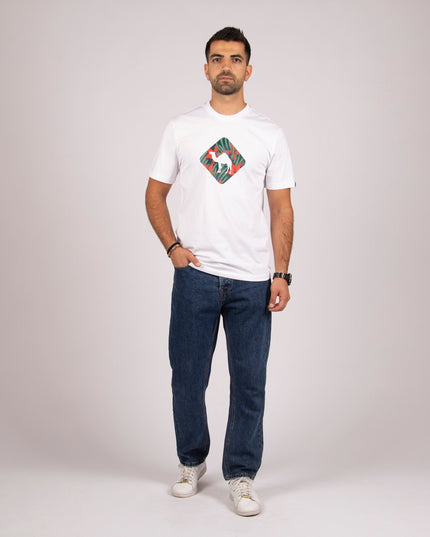 Jobedu Camel Crossing Tropical | Premium SuperBasic Ghraphic T-Shirt - Premium Super Basic Cut T-Shirt - Unisex - Jobedu Jordan