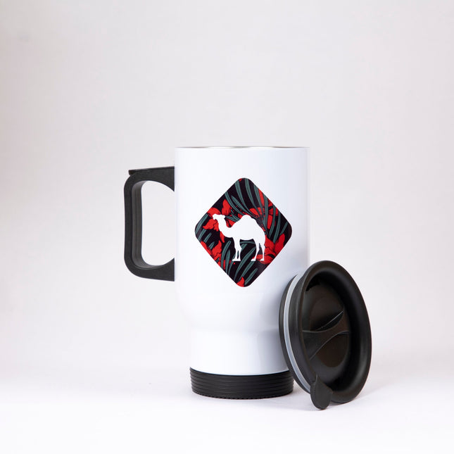 Jobedu Camel Crossing Tropical | Sublimation Coffee Mug - Accessories - Sublimation Coffee Mug - Jobedu Jordan