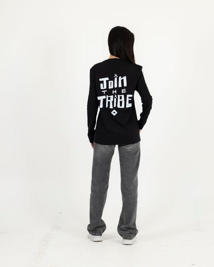 Join The Tribe | Premium T-shirt Unisex Longsleeve Basic Cut - Premium T-shirt Unisex Longsleeve Basic Cut - Jobedu Jordan