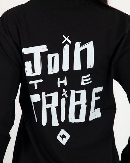 Join The Tribe | Premium T-shirt Unisex Longsleeve Basic Cut - Premium T-shirt Unisex Longsleeve Basic Cut - Jobedu Jordan