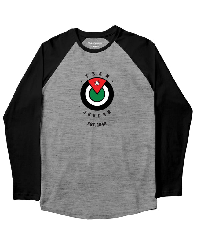 Jordan 1946 | Kids Ghraphic Long Sleeve Baseball Tshirt - Kids Ghraphic Long Sleeve Baseball Tshirt - Jobedu Jordan