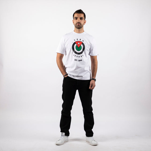 Jordan 1946 | Premium SuperBasic Ghraphic T-Shirt - Premium Super Basic Cut T-Shirt - Unisex - Jobedu Jordan