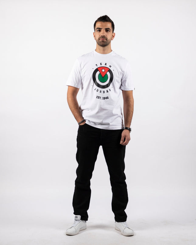 Jordan 1946 | Premium SuperBasic Ghraphic T-Shirt - Premium Super Basic Cut T-Shirt - Unisex - Jobedu Jordan
