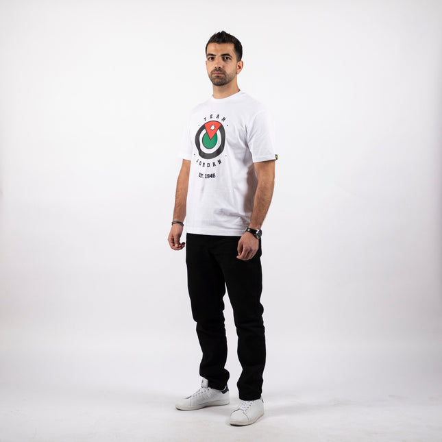 Jordan 1946 | Premium SuperBasic Ghraphic T-Shirt - Premium Super Basic Cut T-Shirt - Unisex - Jobedu Jordan