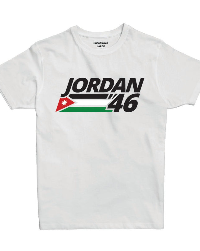 Jordan 46| Premium SuperBasic Ghraphic T-Shirt - Premium Super Basic Cut T-Shirt - Unisex - Jobedu Jordan