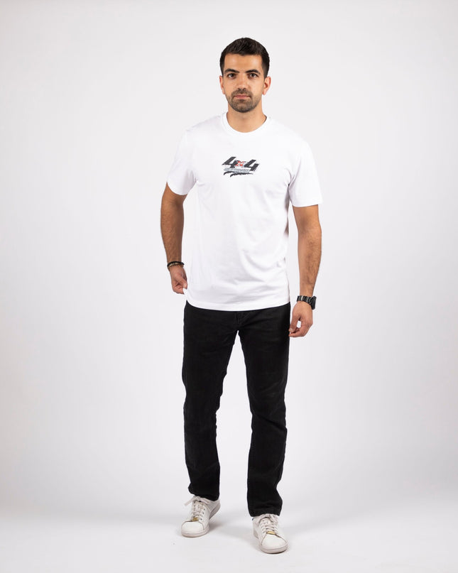 Jordan Motor 4x4 | Premium SuperBasic Ghraphic T-Shirt - Premium Super Basic Cut T-Shirt - Unisex - Jobedu Jordan