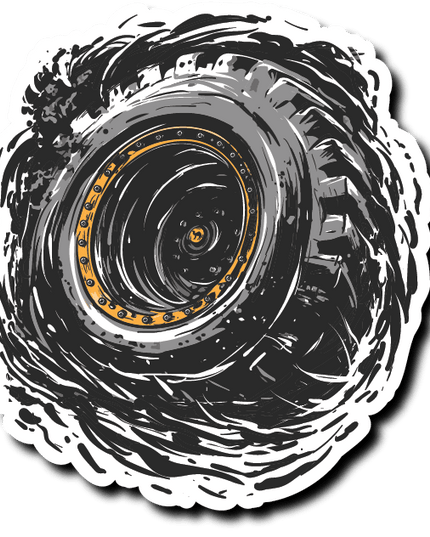 Jordan Motor 4X4 - Wheel | Sticker - Accessories - Stickers - Jobedu Jordan