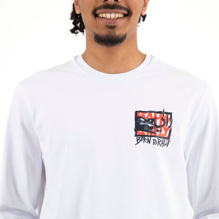 Jordan Motor Born To Rally | Premium T-shirt Unisex Longsleeve Basic Cut - Premium T-shirt Unisex Longsleeve Basic Cut - Jobedu Jordan