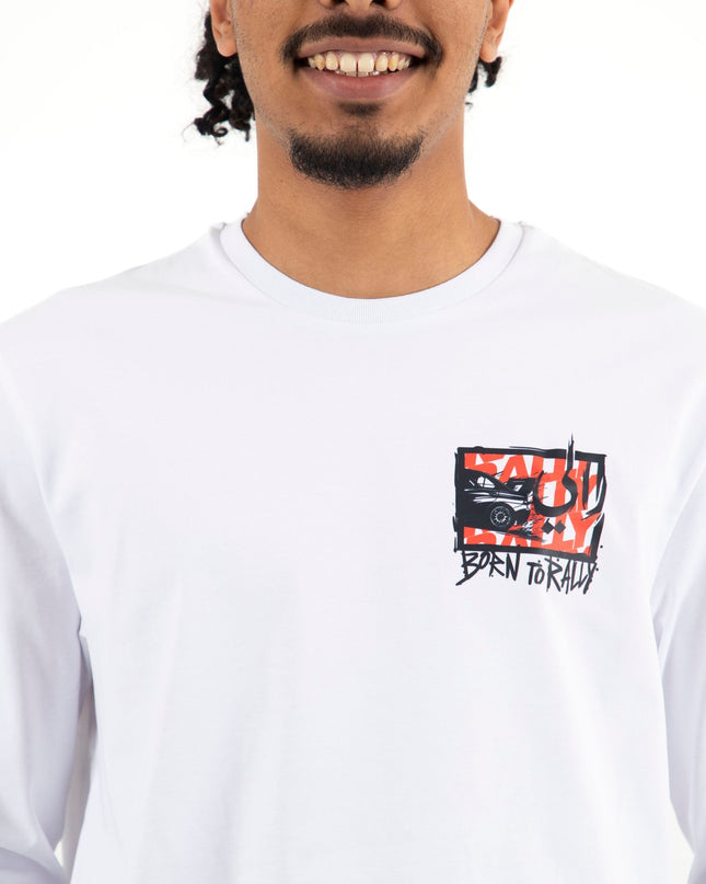 Jordan Motor Born To Rally | Premium T-shirt Unisex Longsleeve Basic Cut - Premium T-shirt Unisex Longsleeve Basic Cut - Jobedu Jordan