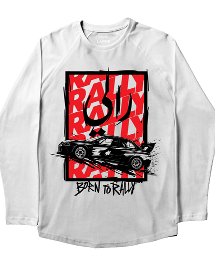 Jordan Motor Born To Rally | Premium T-shirt Unisex Longsleeve Basic Cut - Premium T-shirt Unisex Longsleeve Basic Cut - Jobedu Jordan