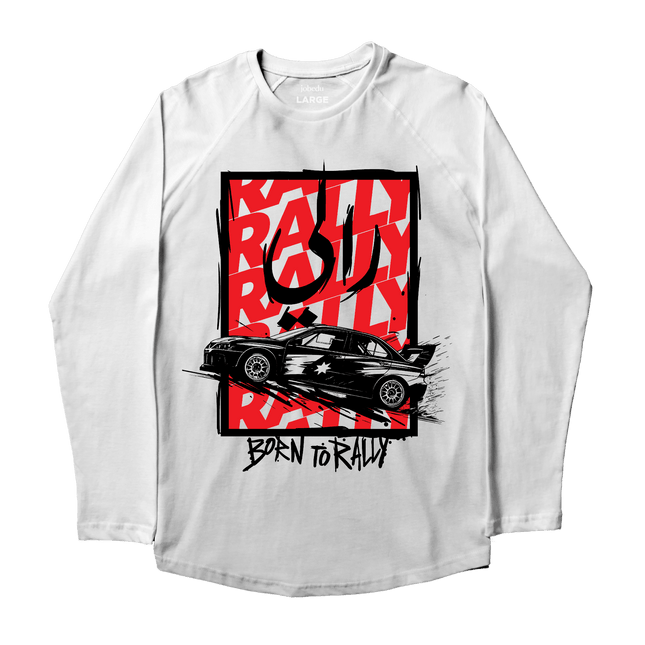 Jordan Motor Born To Rally | Premium T-shirt Unisex Longsleeve Basic Cut - Premium T-shirt Unisex Longsleeve Basic Cut - Jobedu Jordan