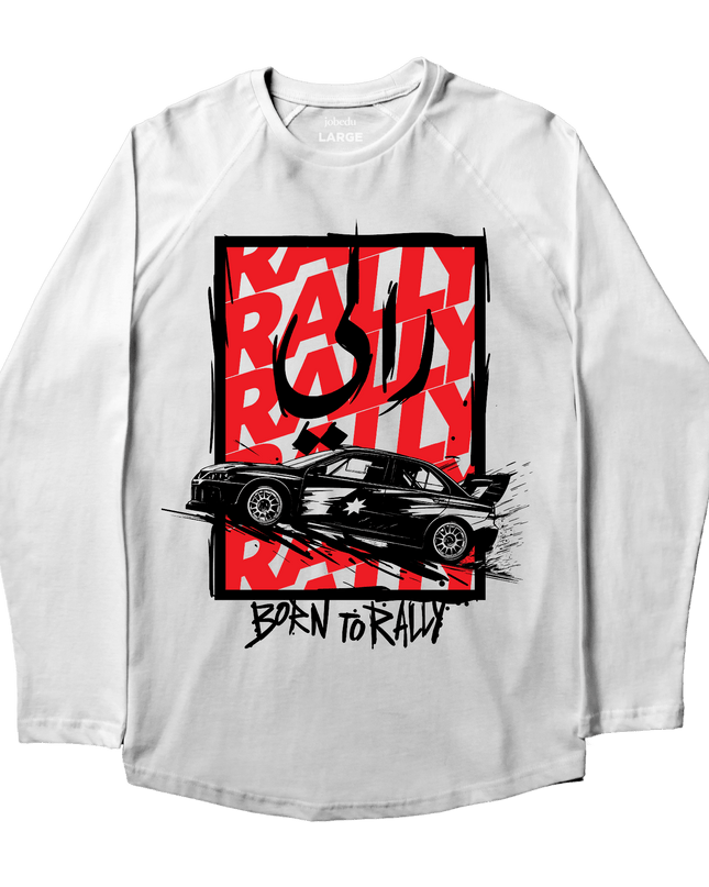 Jordan Motor Born To Rally | Premium T-shirt Unisex Longsleeve Basic Cut - Premium T-shirt Unisex Longsleeve Basic Cut - Jobedu Jordan