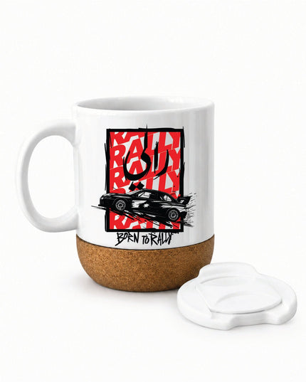 Jordan Motor Born To Rally | Soft Wooden Plate Mug - Accessories - Soft Wooden Plate Mug - Jobedu Jordan