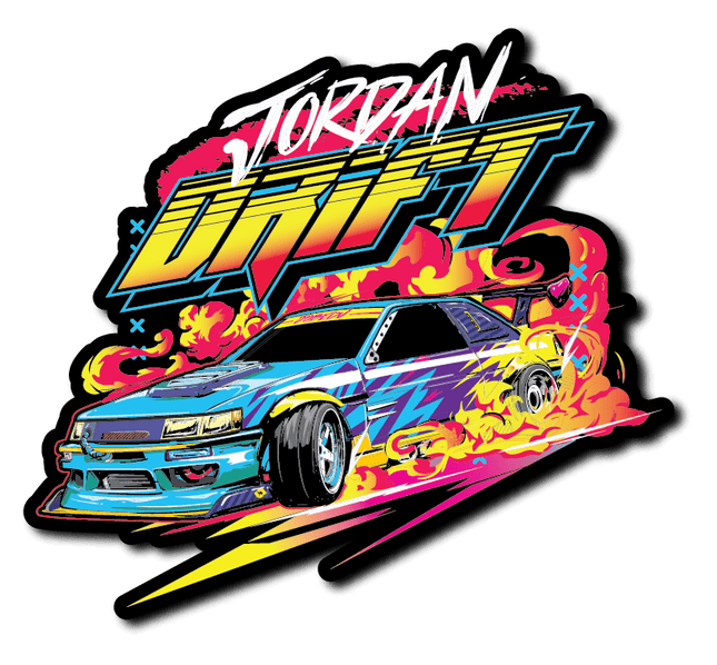 Jordan Motor Drift | Sticker - Accessories - Stickers - Jobedu Jordan